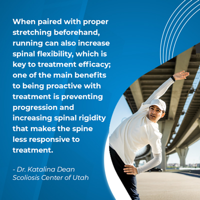 A visual representation of the quote from the text starting with “When paired with proper stretching"