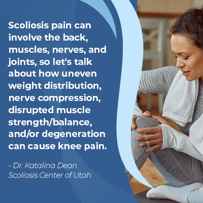 Scoliosis pain can involve the back