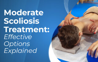 A featured image post for the blog titled: “Moderate Scoliosis Treatment Effective Options Explained"