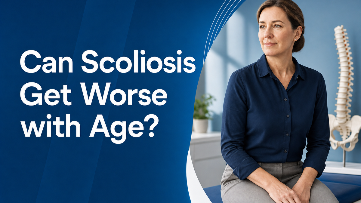 A featured image post for the blog titled: “Can Scoliosis Get Worse with Age"