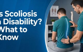A featured image post for the blog titled: “Is Scoliosis a Disability? What to Know"