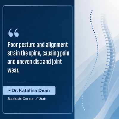 A visual representation of the quote from the text starting with “When the spine and body"