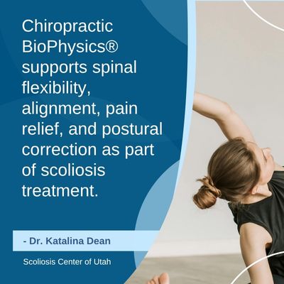 A visual representation of the quote from the text starting with “Chiropractic BioPhysics® is a further"